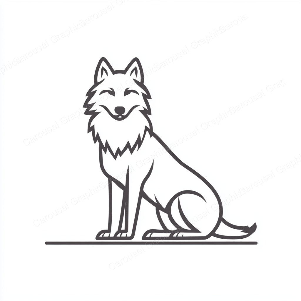 Wolf Vector Graphic preview