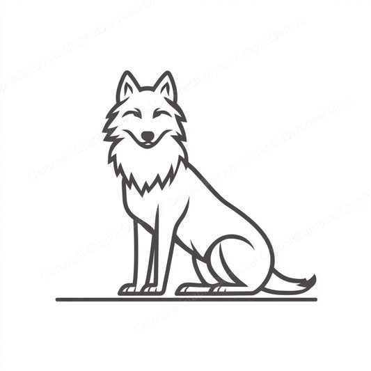 Wolf Vector Graphic preview
