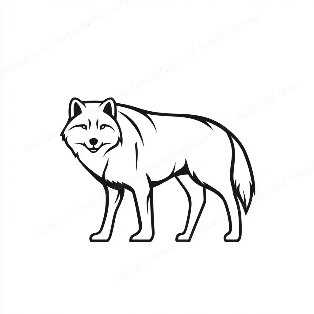 Wolf Vector Graphic preview