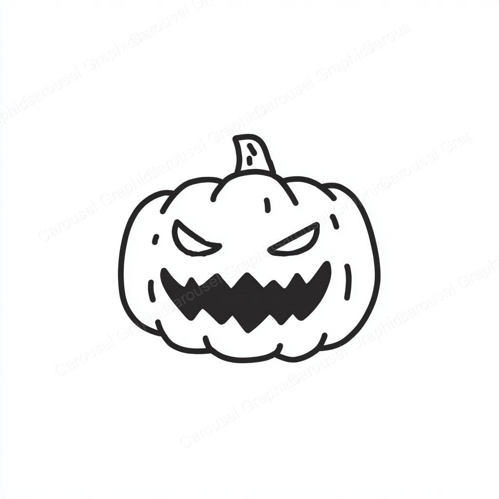 Jack-O-Lantern Vector Graphic preview