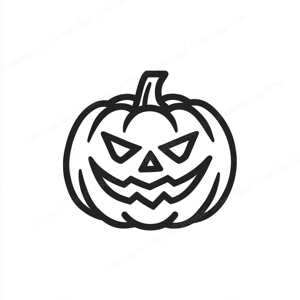 Jack-O-Lantern Vector Graphic preview