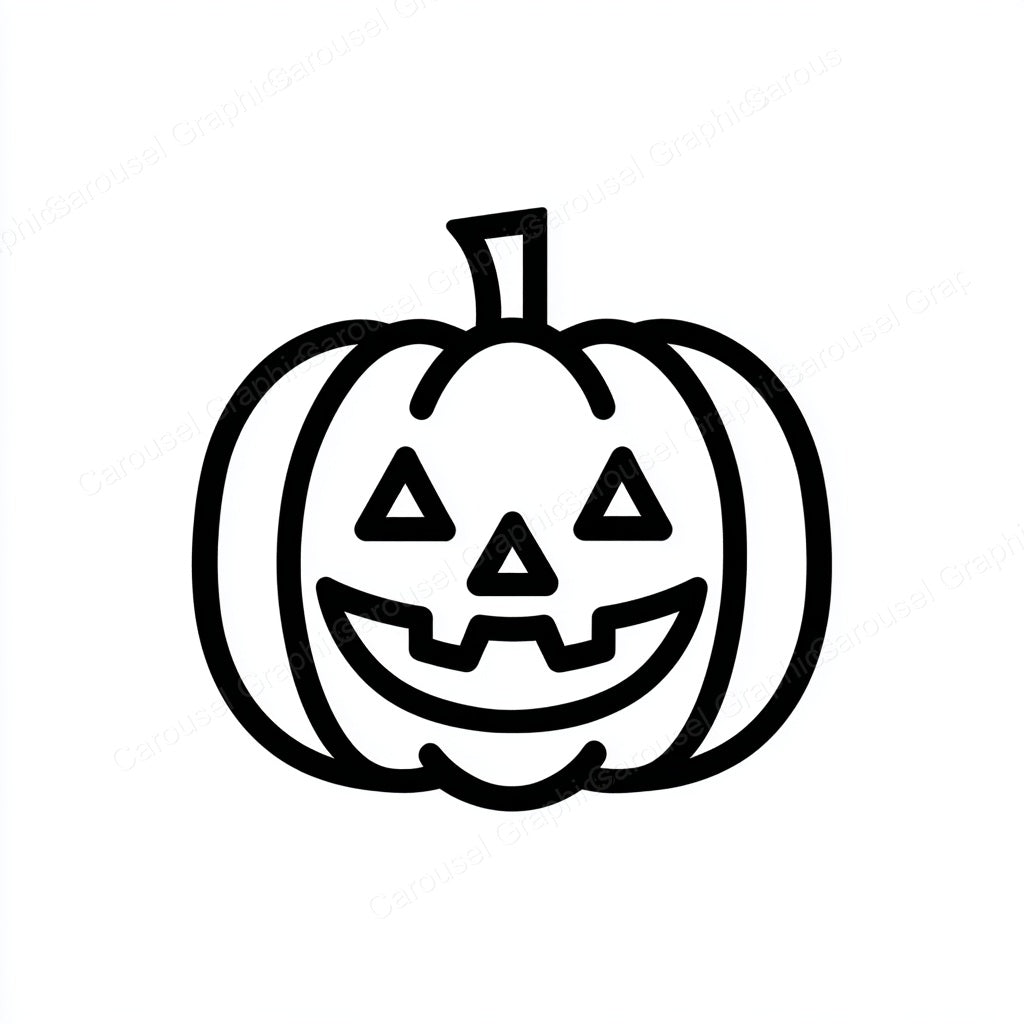 Jack-O-Lantern Vector Graphic preview