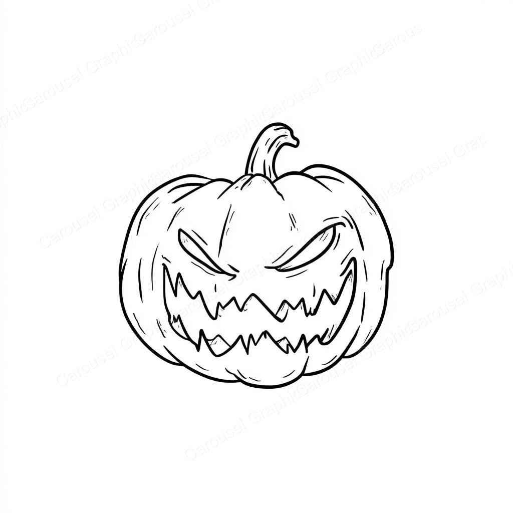 Jack-O-Lantern Vector Graphic preview