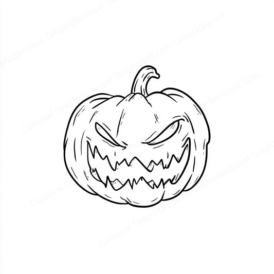 Jack-O-Lantern Vector Graphic preview