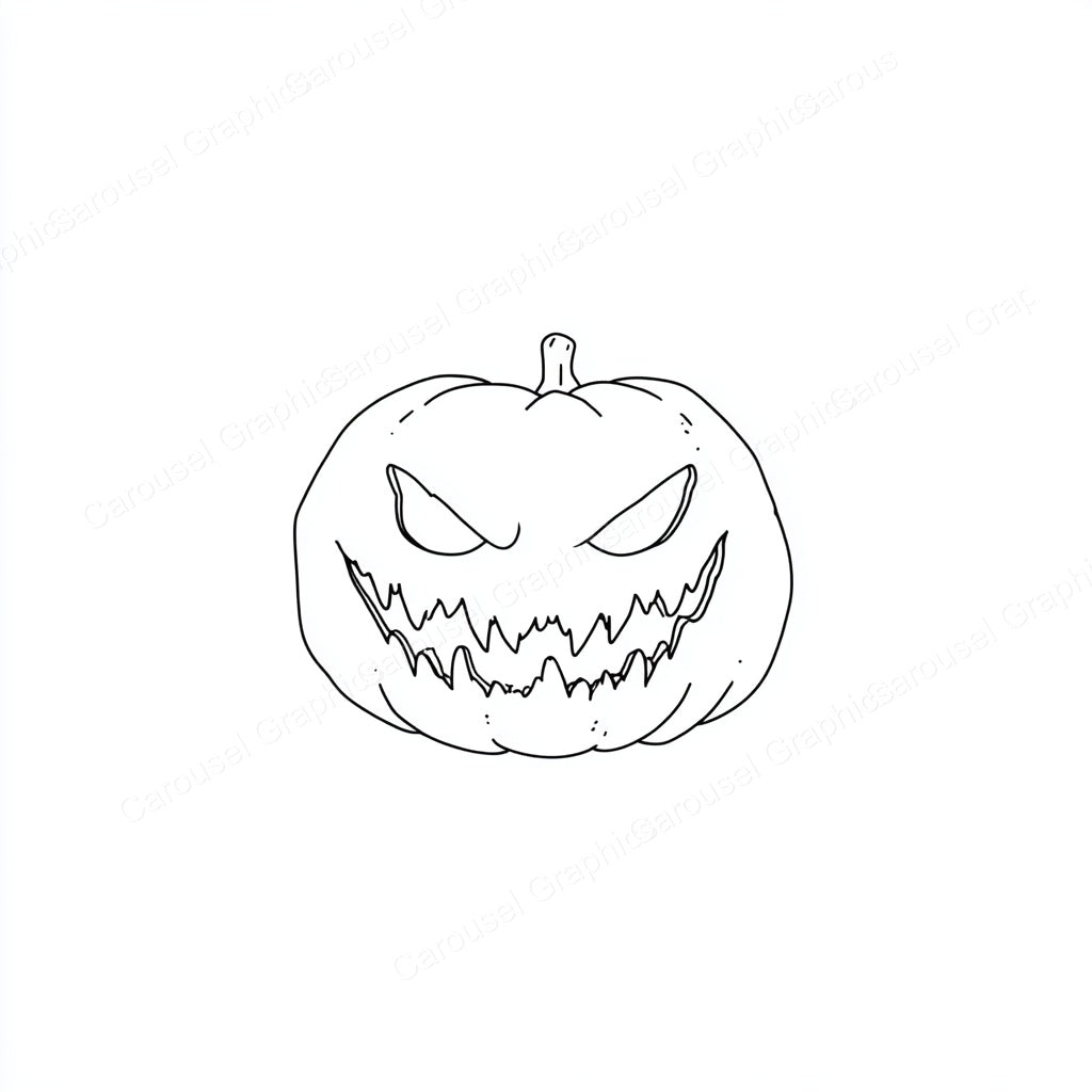 Jack-O-Lantern Vector Graphic preview