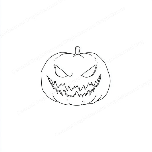 Jack-O-Lantern Vector Graphic preview