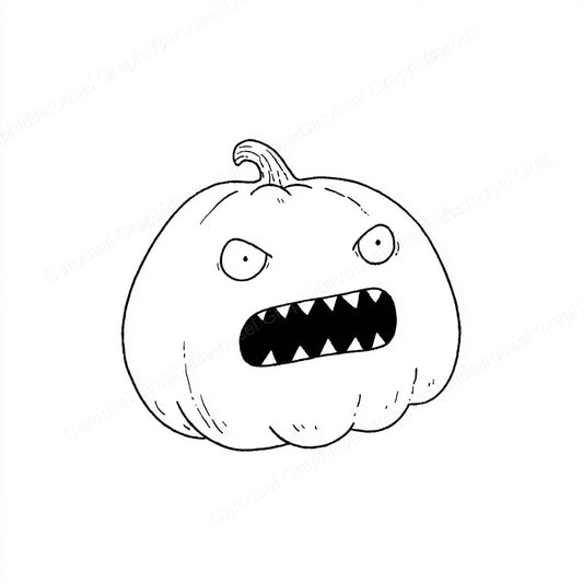 Jack-O-Lantern Vector Graphic preview