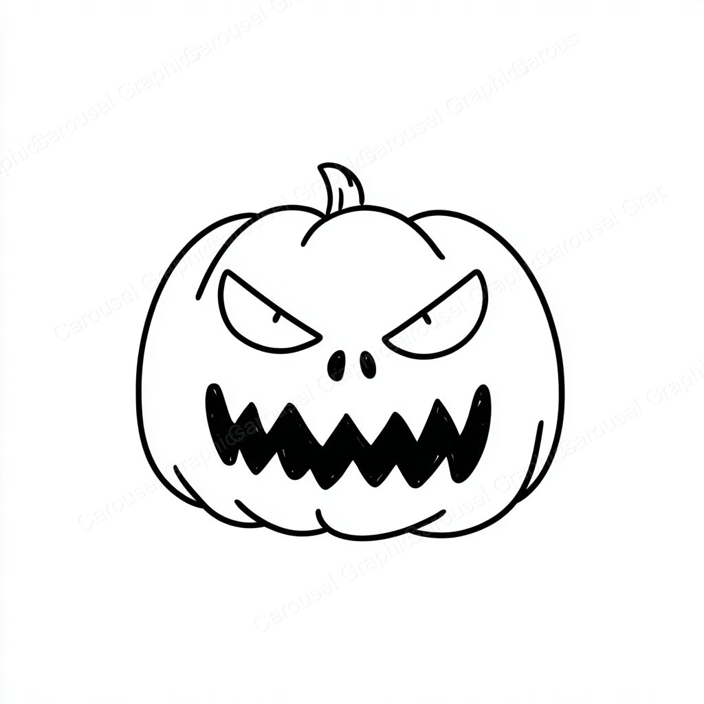 Jack-O-Lantern Vector Graphic preview