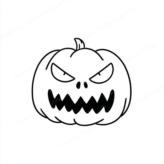 Jack-O-Lantern Vector Graphic preview