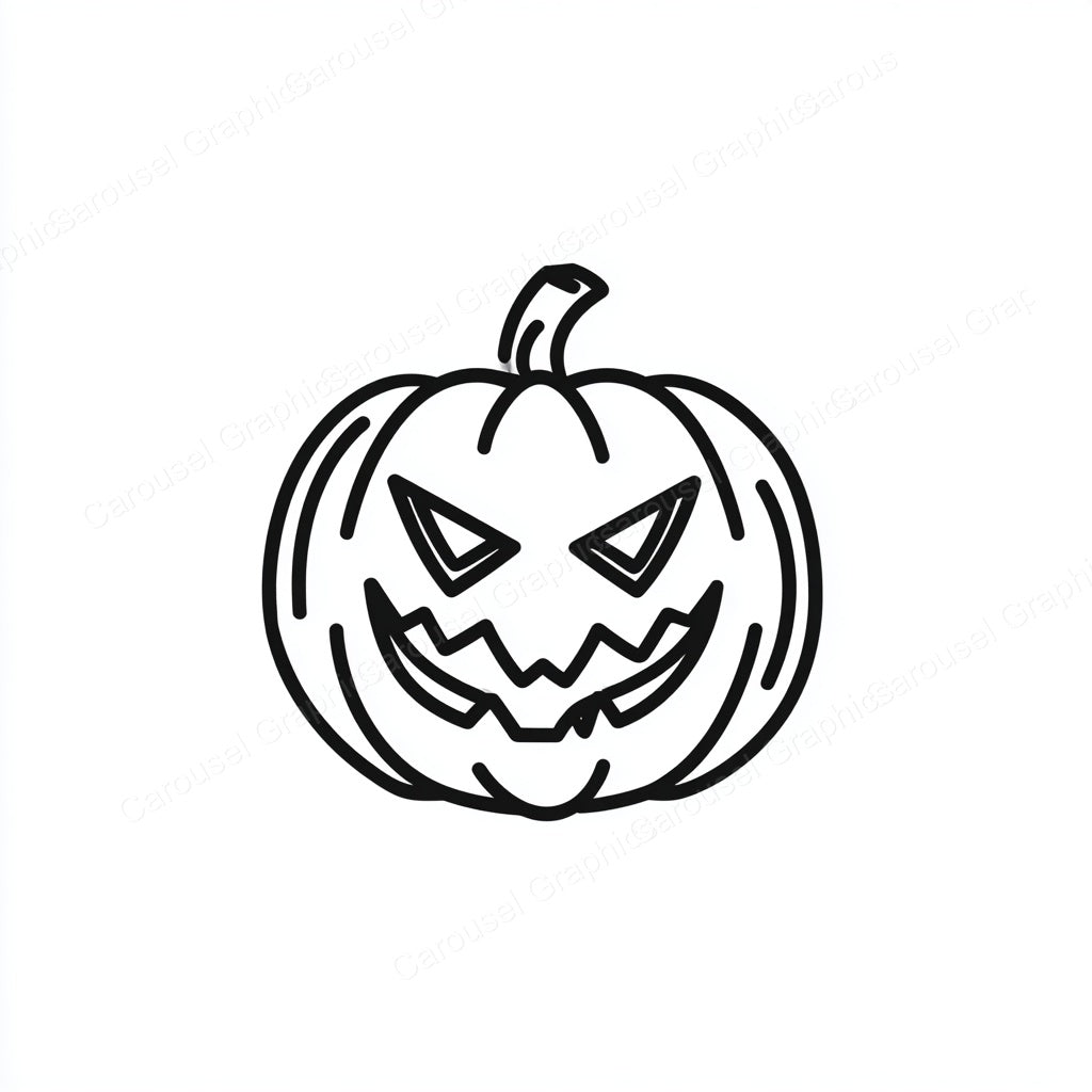 Jack-O-Lantern Vector Graphic preview