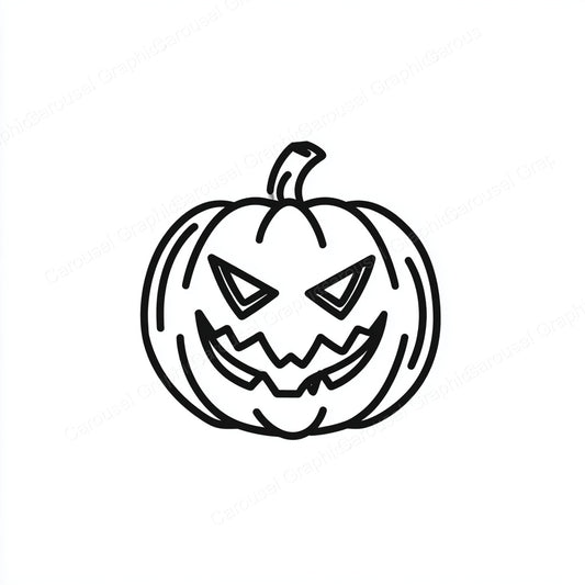 Jack-O-Lantern Vector Graphic preview