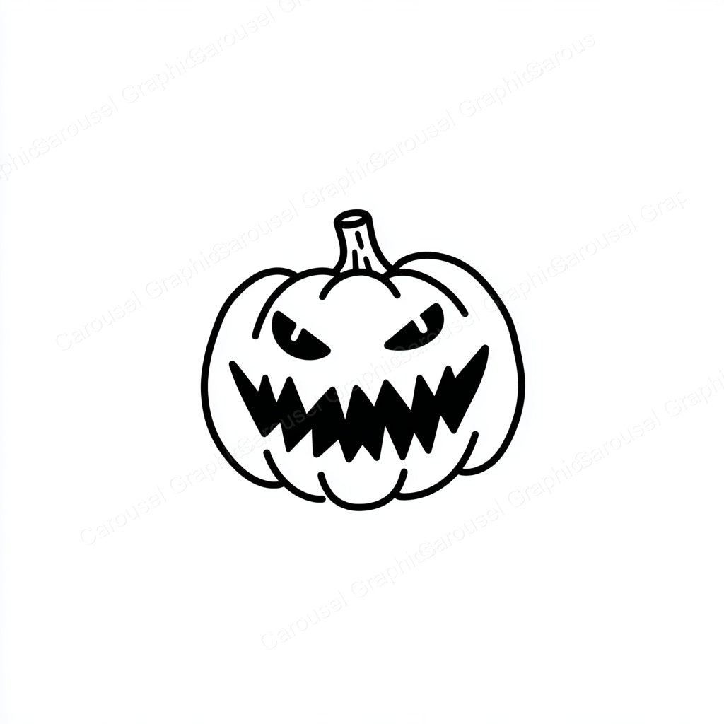 Jack-O-Lantern Vector Graphic preview