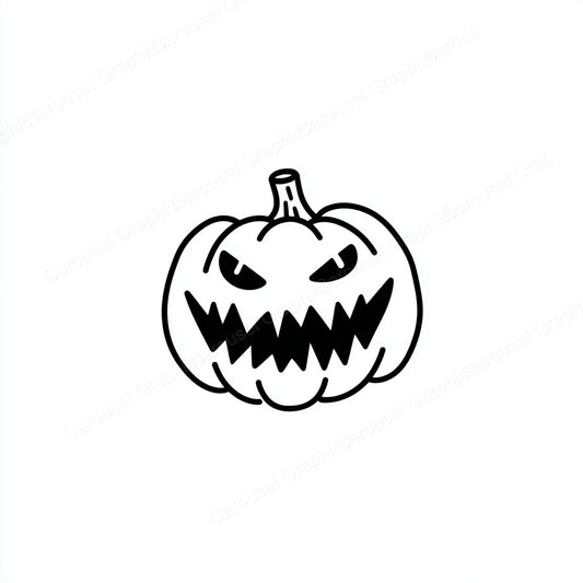 Jack-O-Lantern Vector Graphic preview