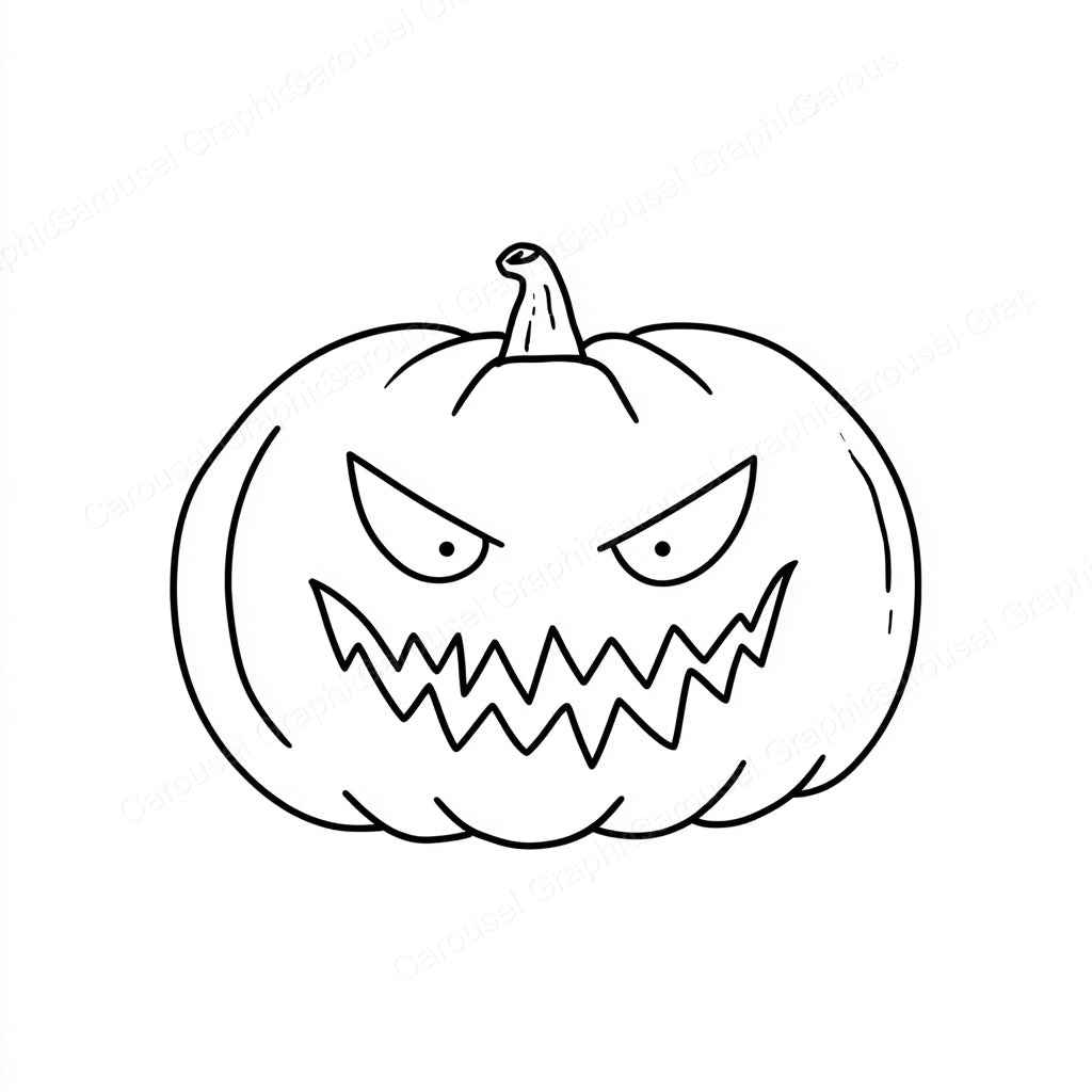 Jack-O-Lantern Vector Graphic preview