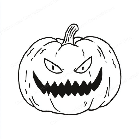 Jack-O-Lantern Vector Graphic preview