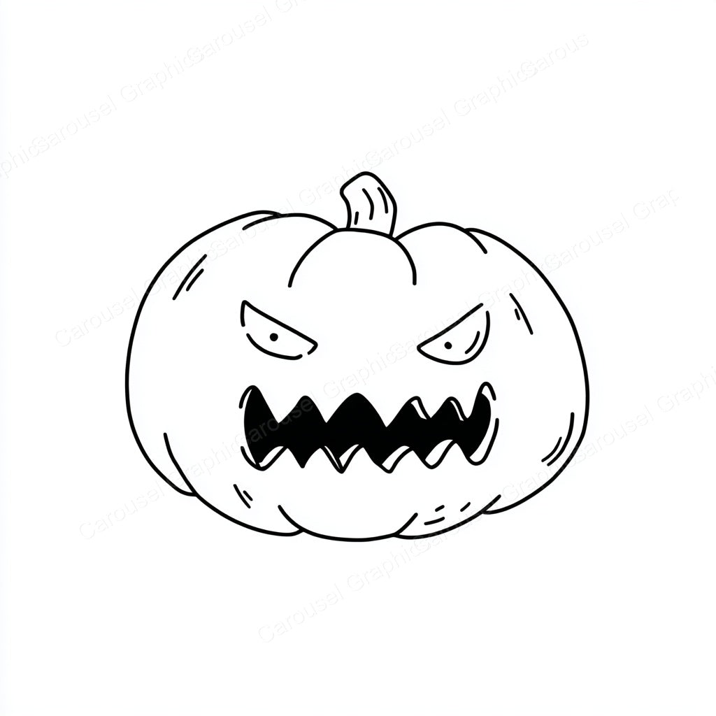 Jack-O-Lantern Vector Graphic preview