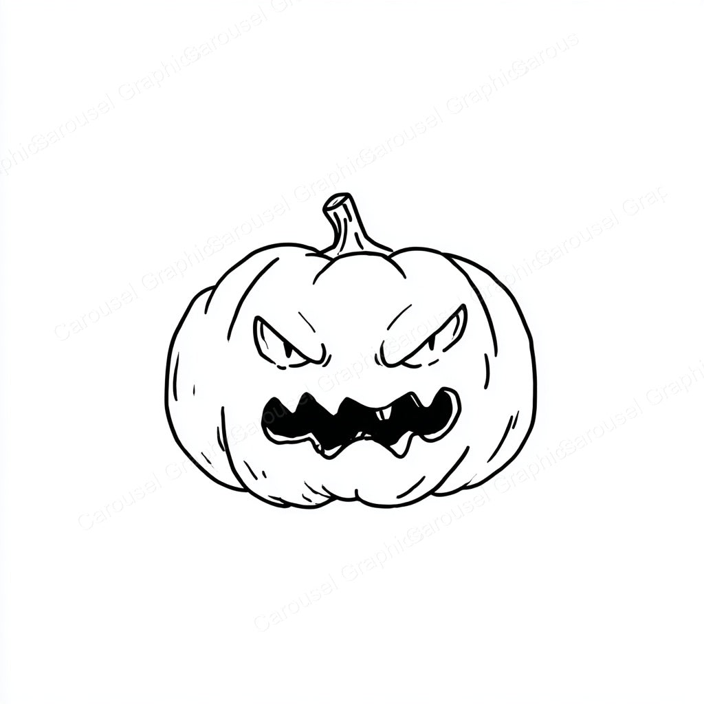 Jack-O-Lantern Vector Graphic preview