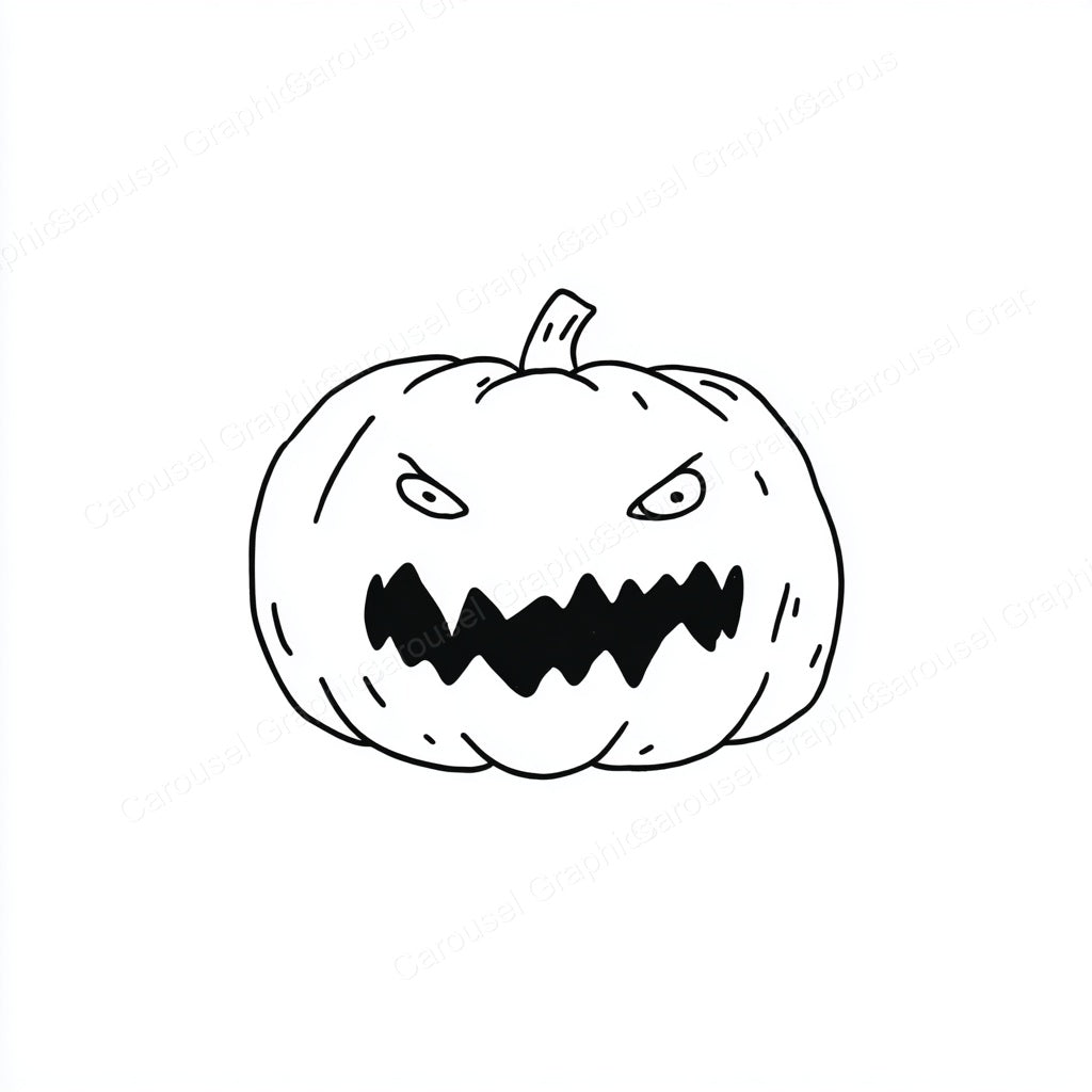 Jack-O-Lantern Vector Graphic preview
