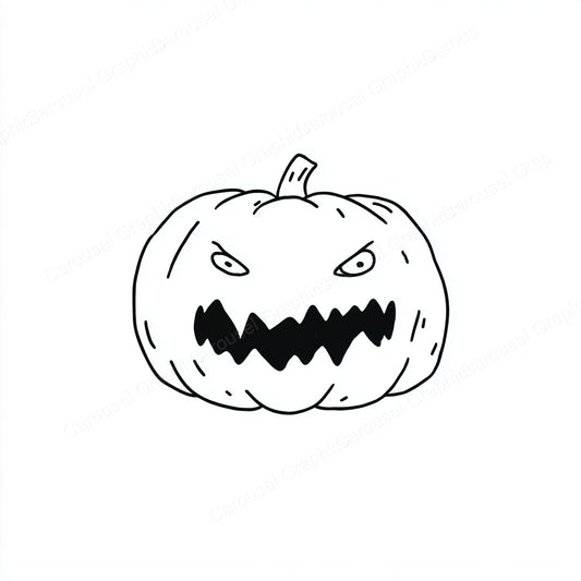 Jack-O-Lantern Vector Graphic preview