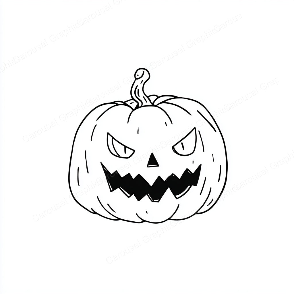 Jack-O-Lantern Vector Graphic preview