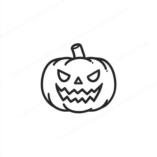 Jack-O-Lantern Vector Graphic preview