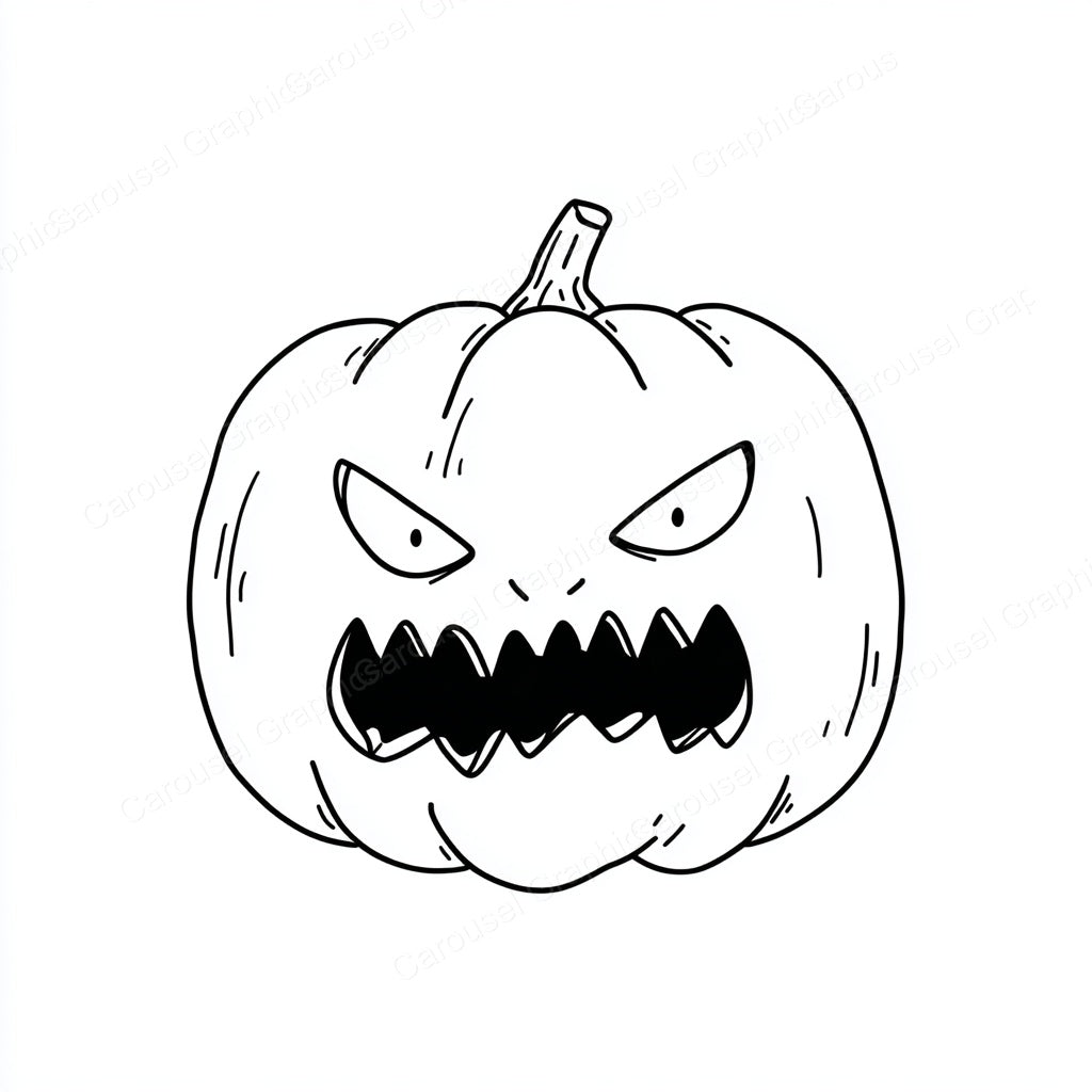 Jack-O-Lantern Vector Graphic preview