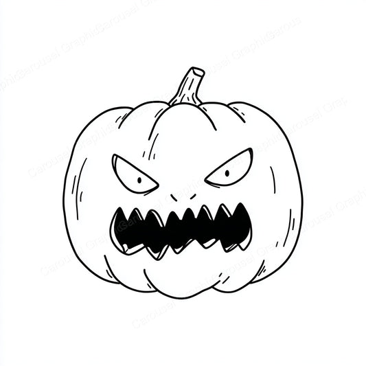 Jack-O-Lantern Vector Graphic preview