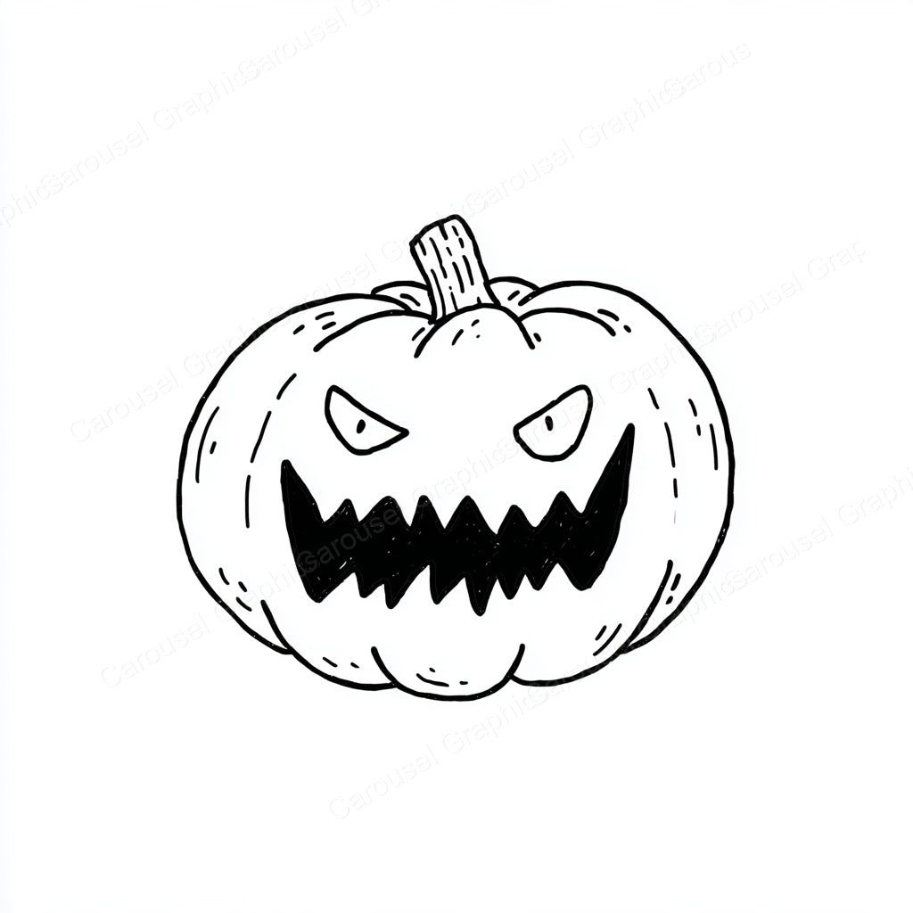 Jack-O-Lantern Vector Graphic preview