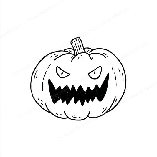 Jack-O-Lantern Vector Graphic preview