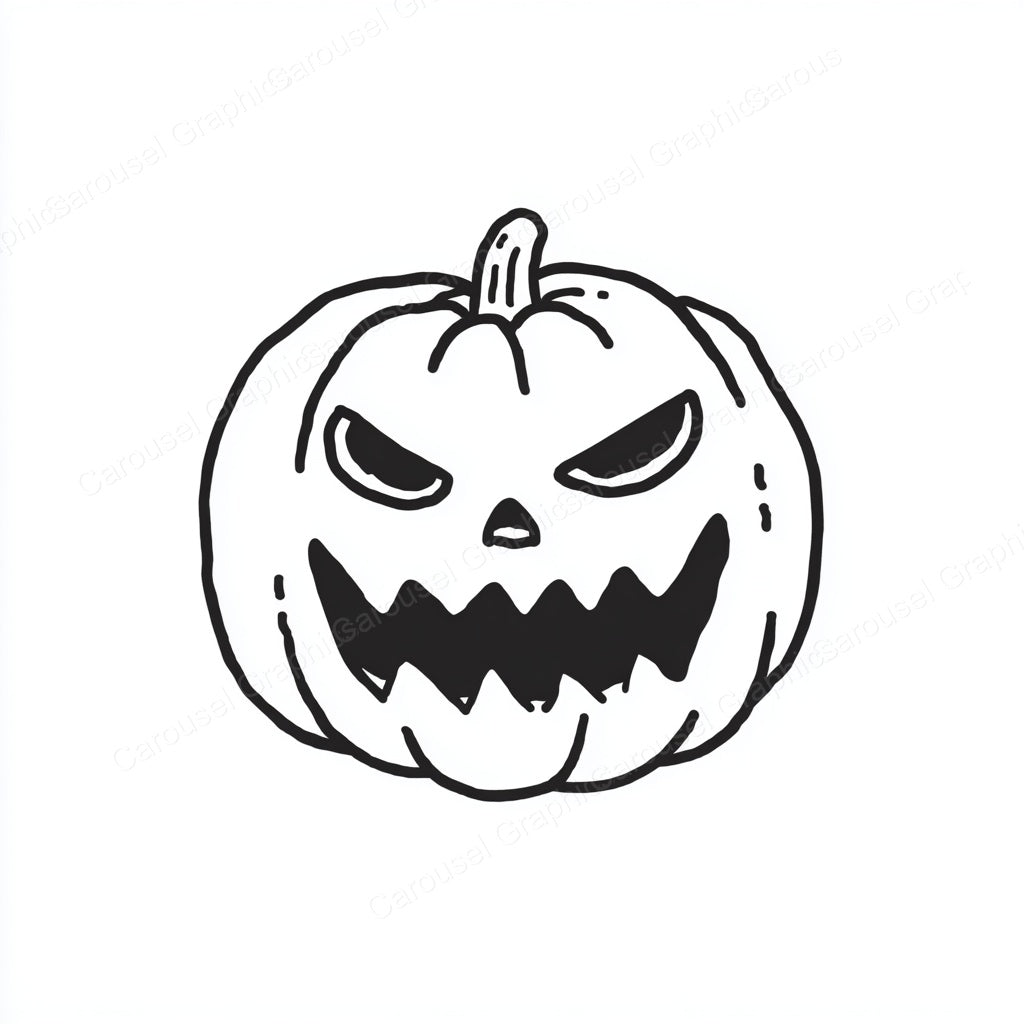 Jack-O-Lantern Vector Graphic preview