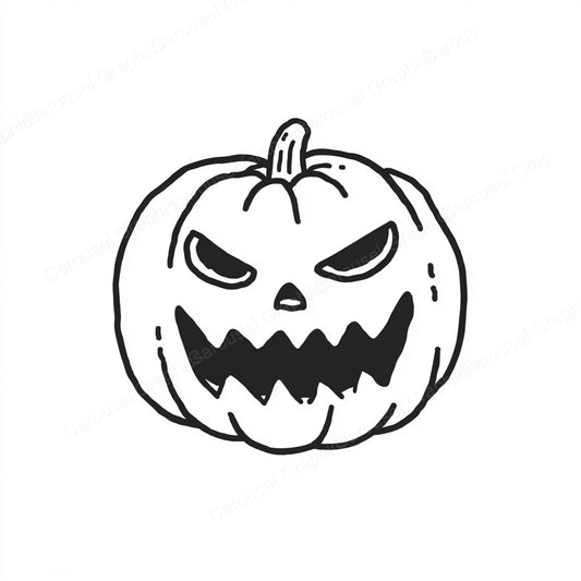 Jack-O-Lantern Vector Graphic preview