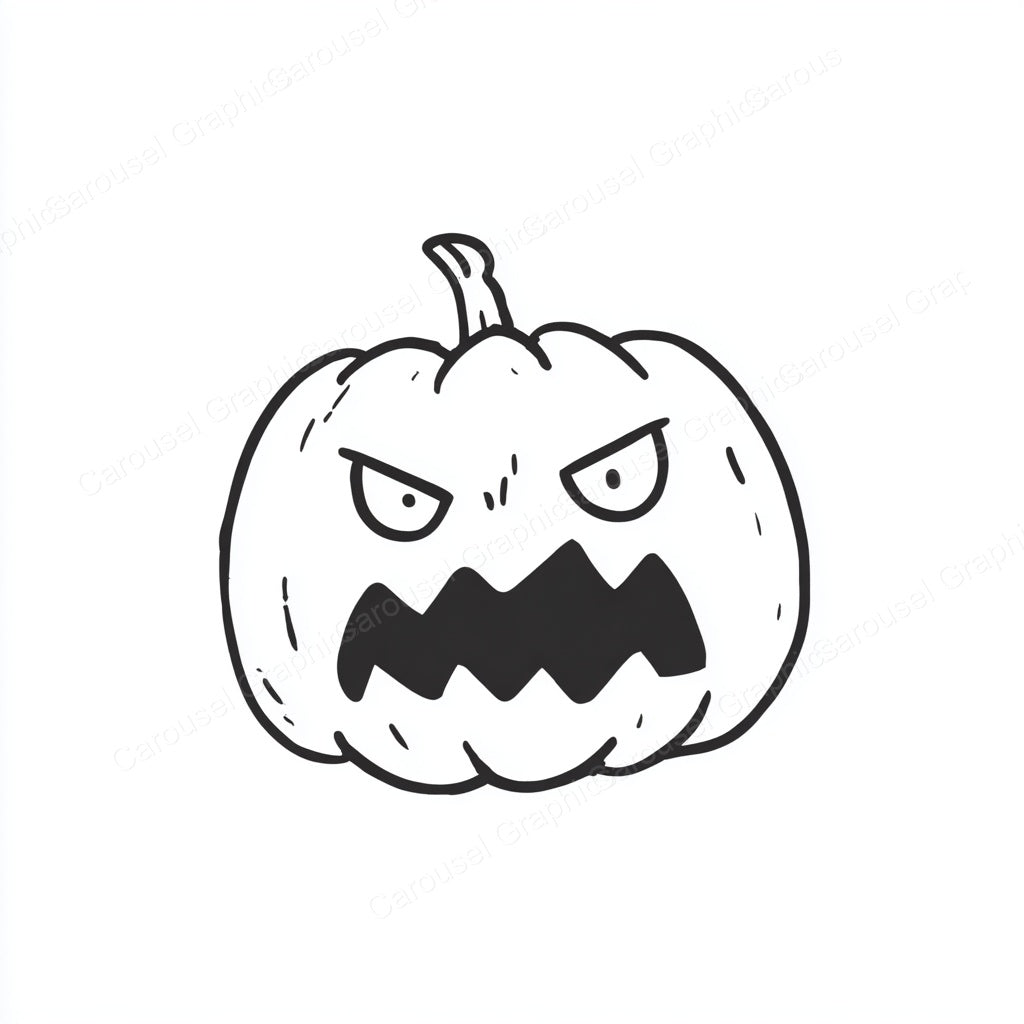 Jack-O-Lantern Vector Graphic preview