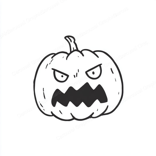 Jack-O-Lantern Vector Graphic preview