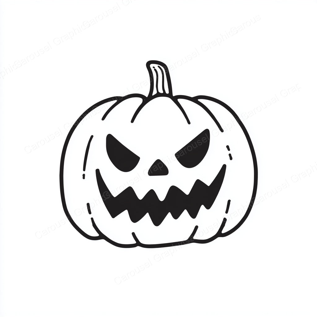 Jack-O-Lantern Vector Graphic preview