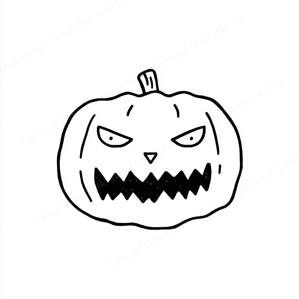 Jack-O-Lantern Vector Graphic preview