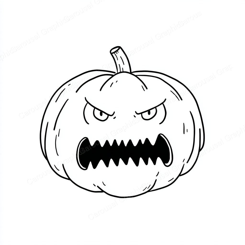 Jack-O-Lantern Vector Graphic preview