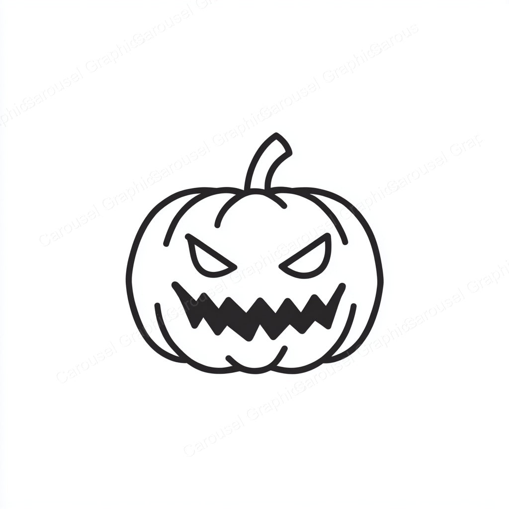 Jack-O-Lantern Vector Graphic preview