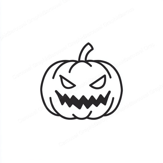 Jack-O-Lantern Vector Graphic preview