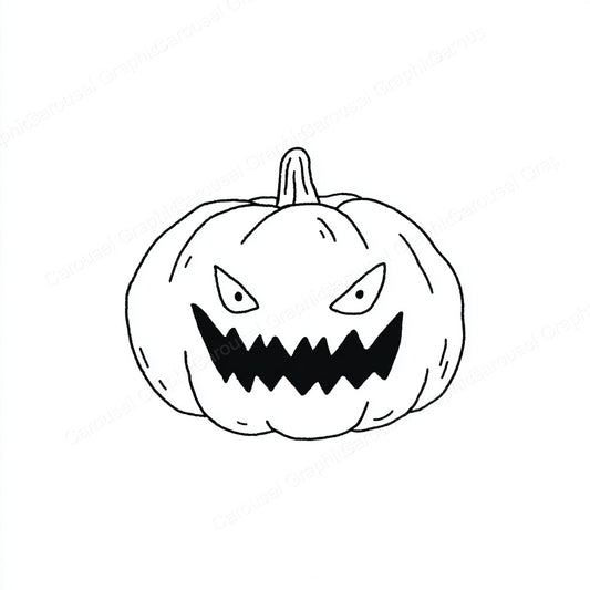 Jack-O-Lantern Vector Graphic preview