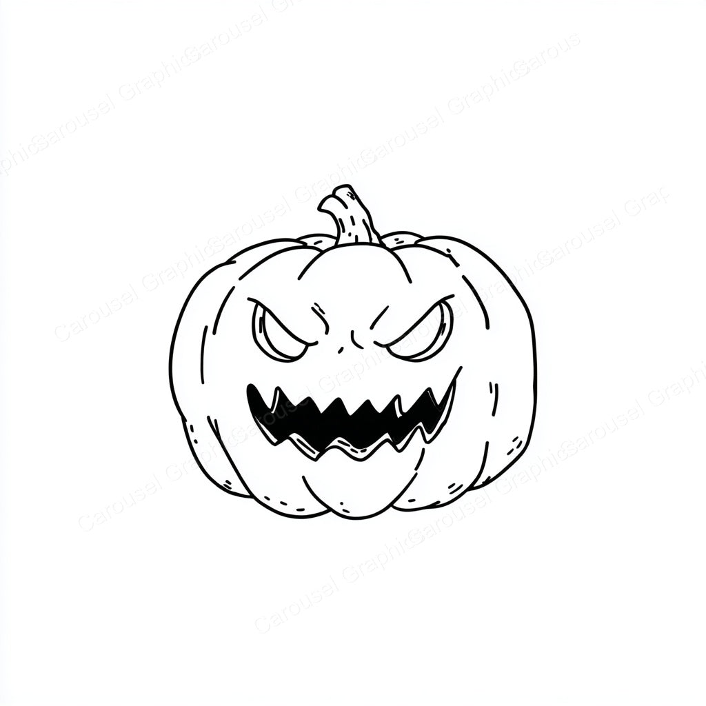 Jack-O-Lantern Vector Graphic preview