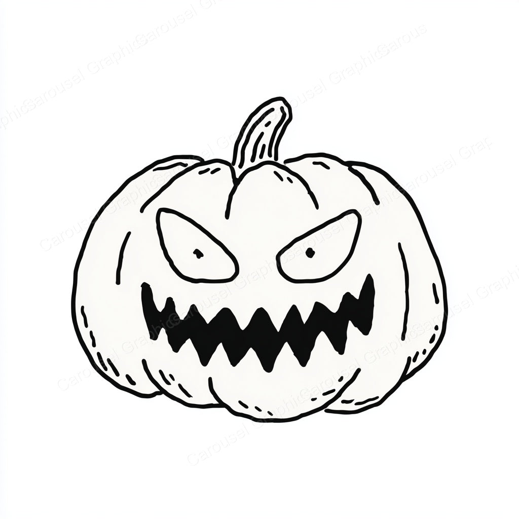 Jack-O-Lantern Vector Graphic preview