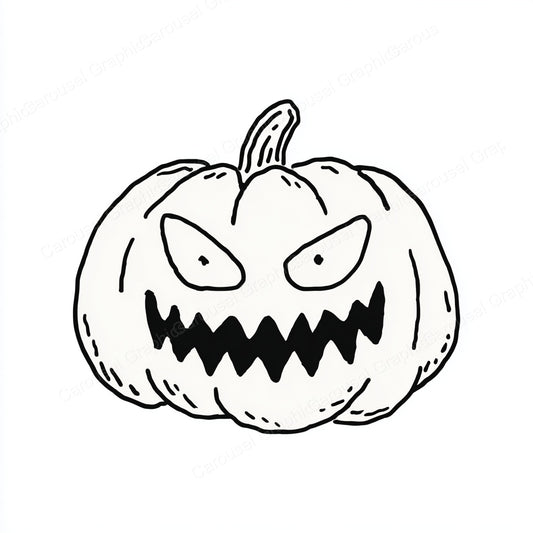 Jack-O-Lantern Vector Graphic preview
