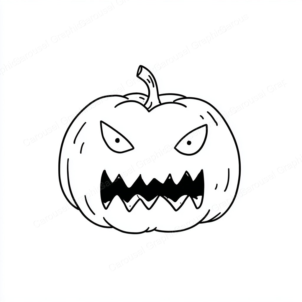 Jack-O-Lantern Vector Graphic preview