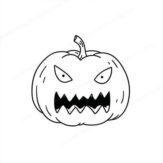 Jack-O-Lantern Vector Graphic preview