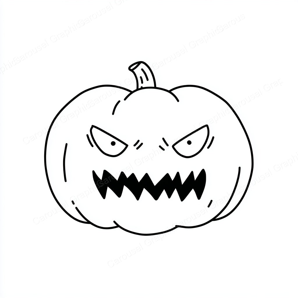 Jack-O-Lantern Vector Graphic preview