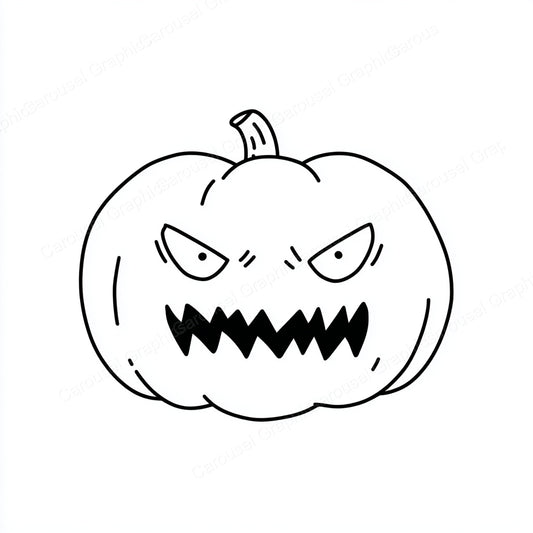 Jack-O-Lantern Vector Graphic preview