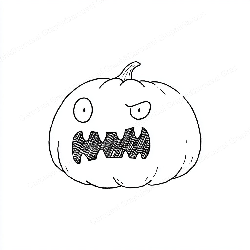 Jack-O-Lantern Vector Graphic preview