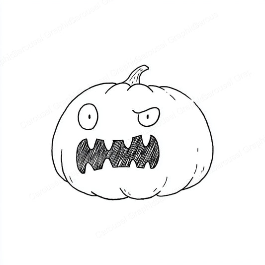 Jack-O-Lantern Vector Graphic preview