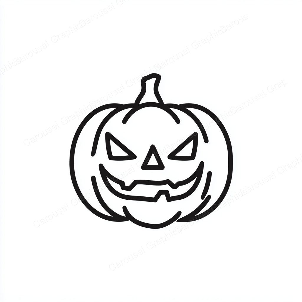 Jack-O-Lantern Vector Graphic preview