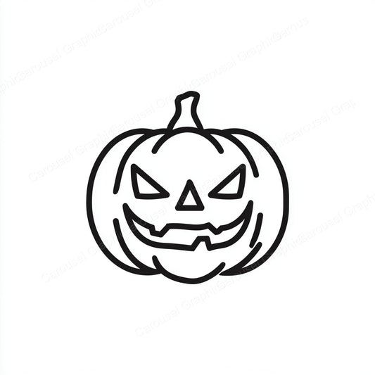 Jack-O-Lantern Vector Graphic preview